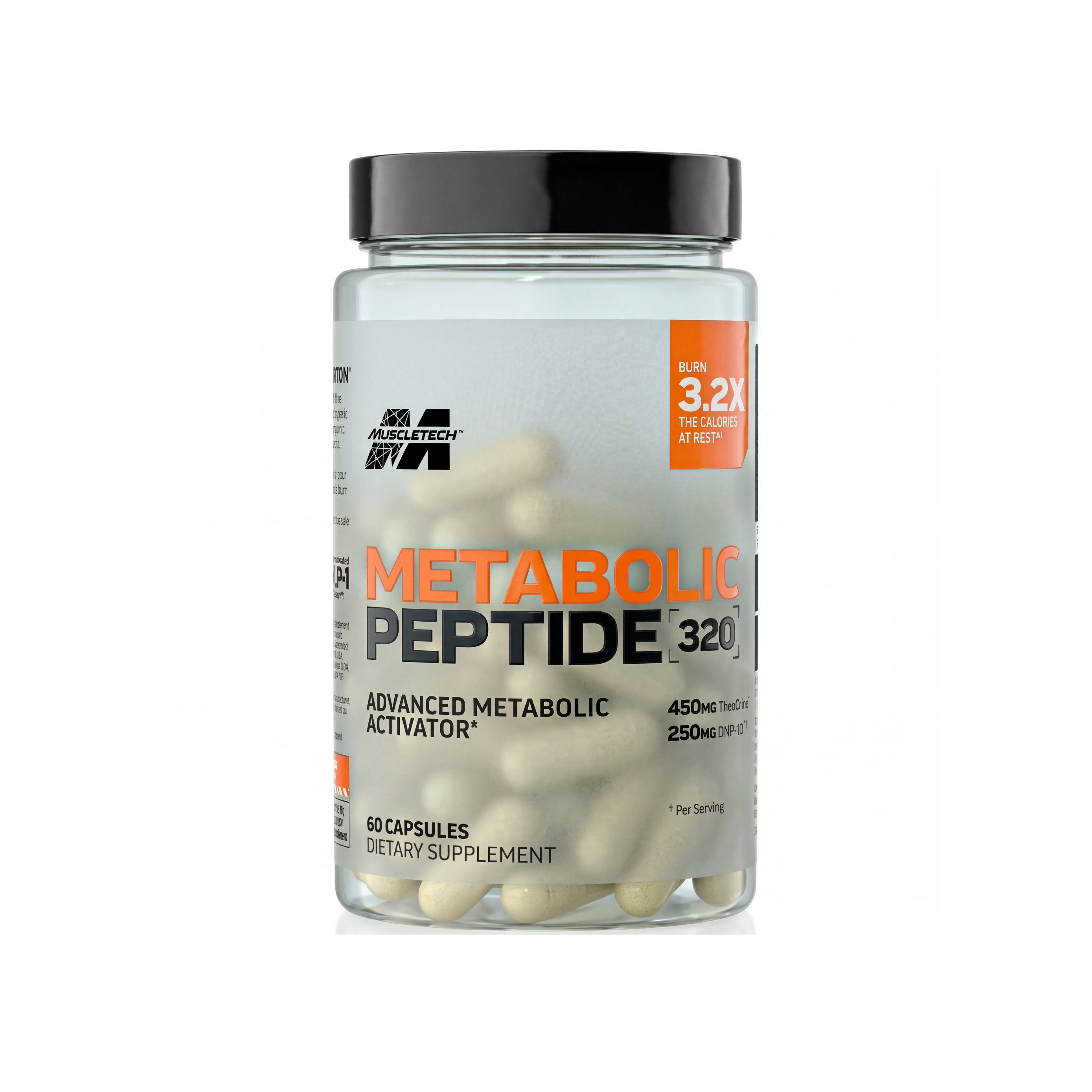 MuscleTech Metabolic Peptide 320 – Yağ Yakıcı & Metabolizma Hızlandırıcı Peptid Destek (60 Kapsül)