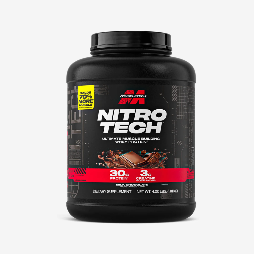 MuscleTech Nitro-Tech Whey Protein Tozu 30g Protein 3g Kreatin