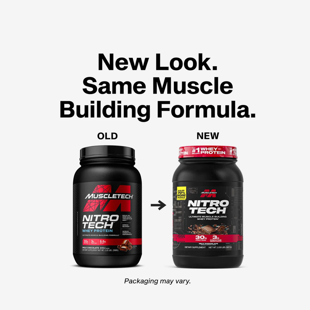 MuscleTech Nitro-Tech Whey Protein Tozu 30g Protein 3g Kreatin