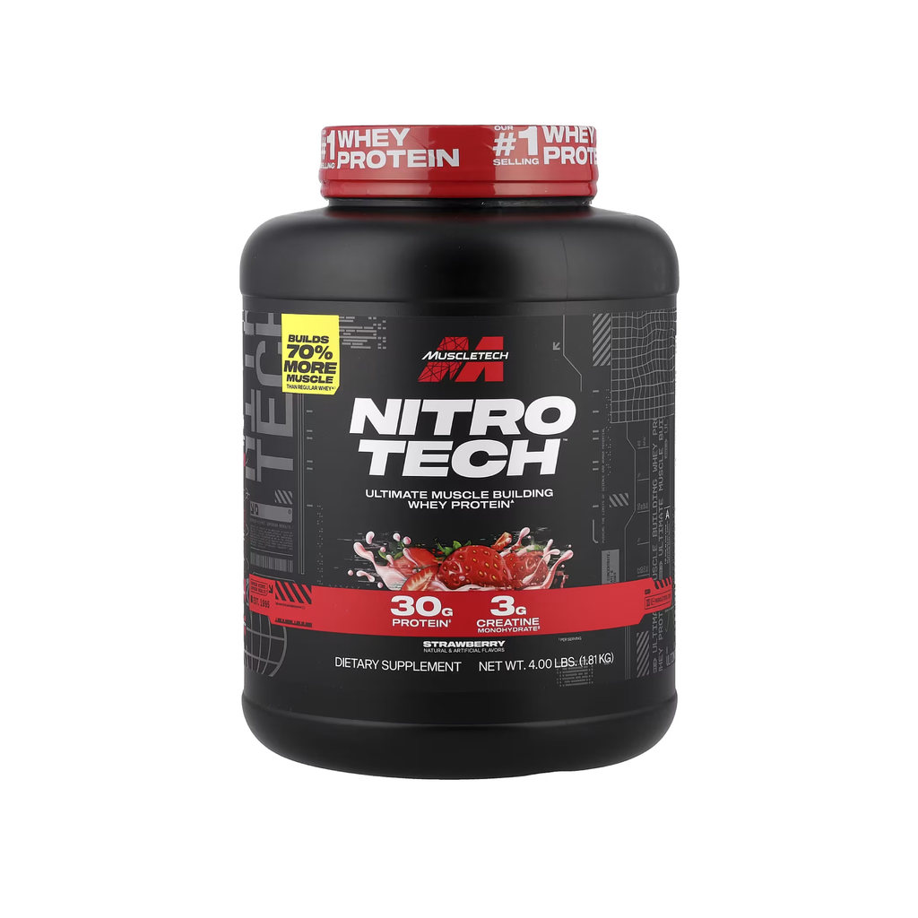 MuscleTech Nitro-Tech Whey Protein Tozu 30g Protein 3g Kreatin