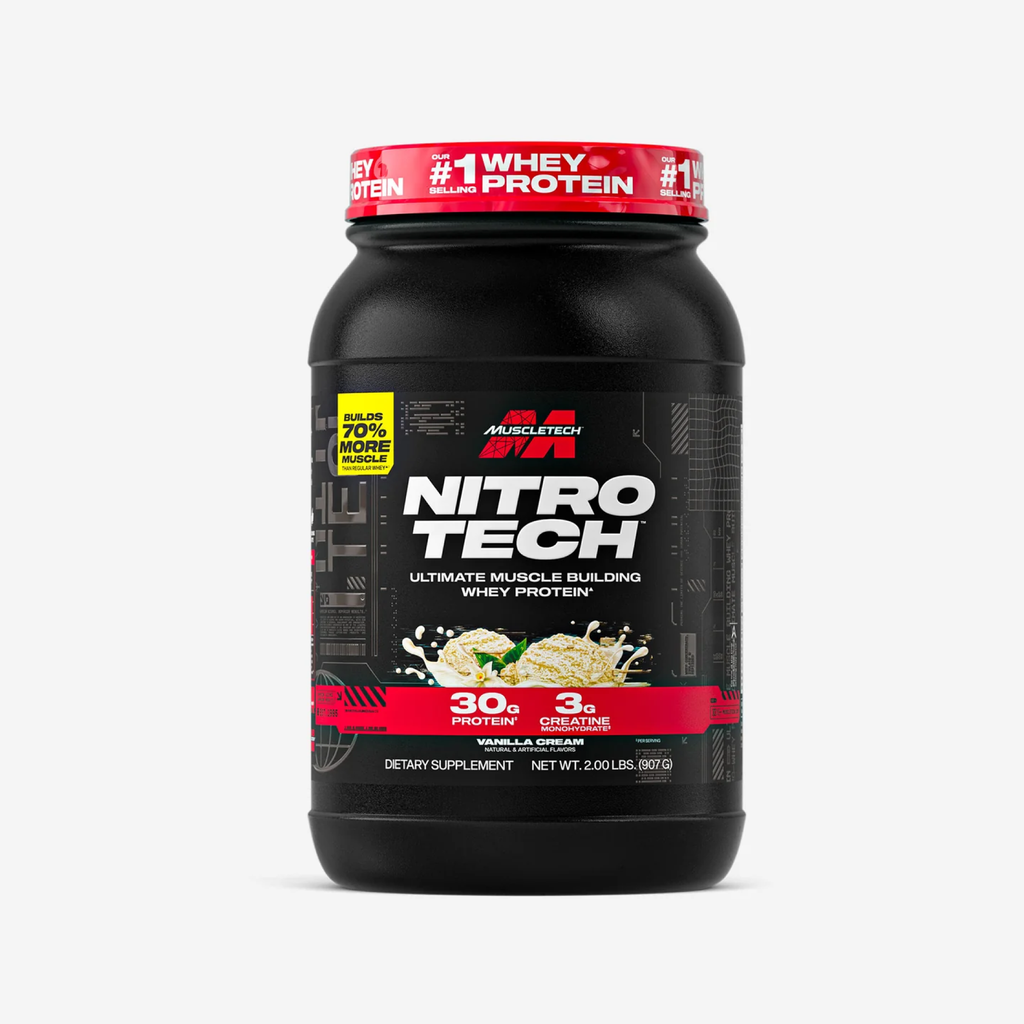 MuscleTech Nitro-Tech Whey Protein Tozu 30g Protein 3g Kreatin