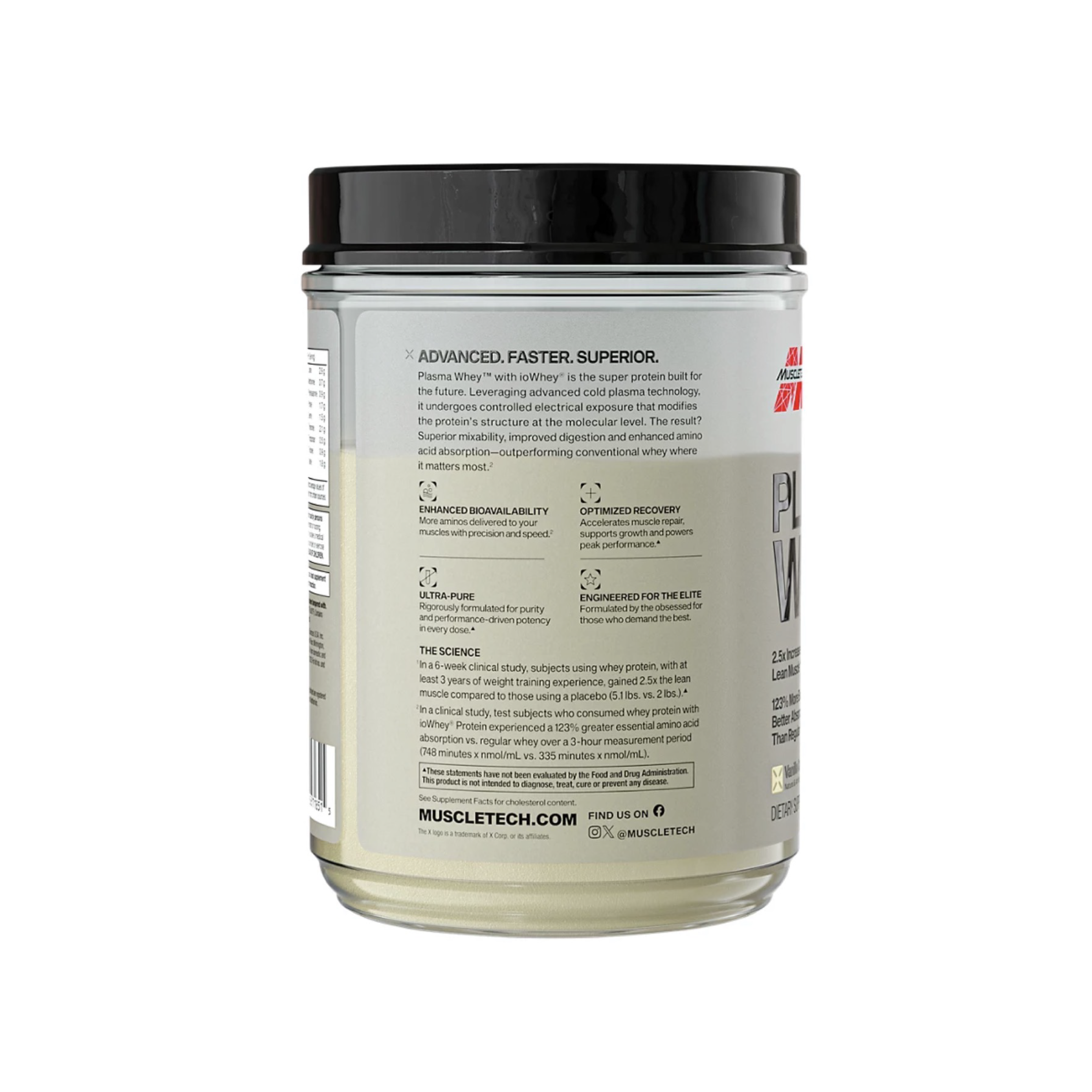 Whey Protein MuscleTech Plasma Whey 30g İzole Protein 470g Vanilya Çikolata