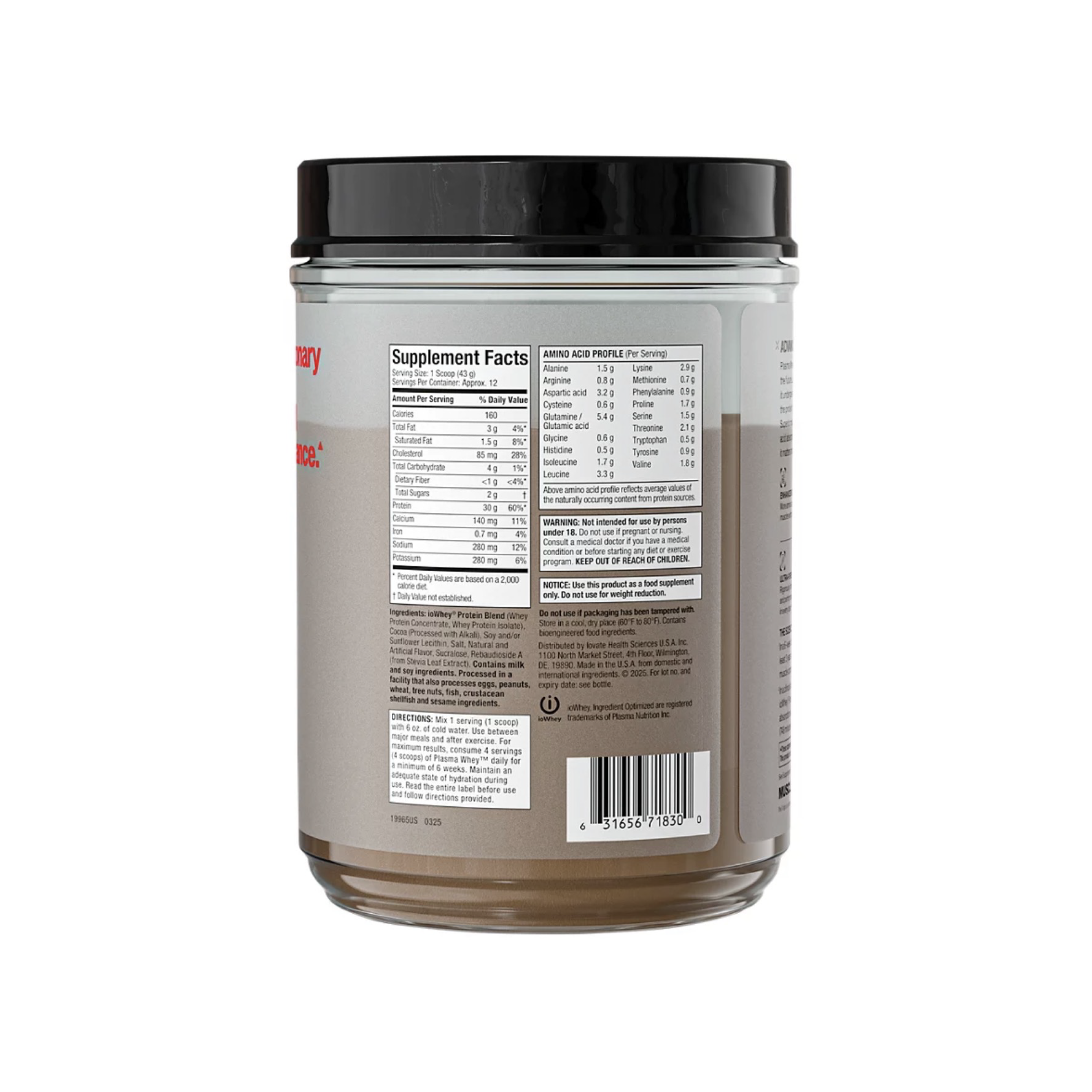 Whey Protein MuscleTech Plasma Whey 30g İzole Protein 470g Vanilya Çikolata