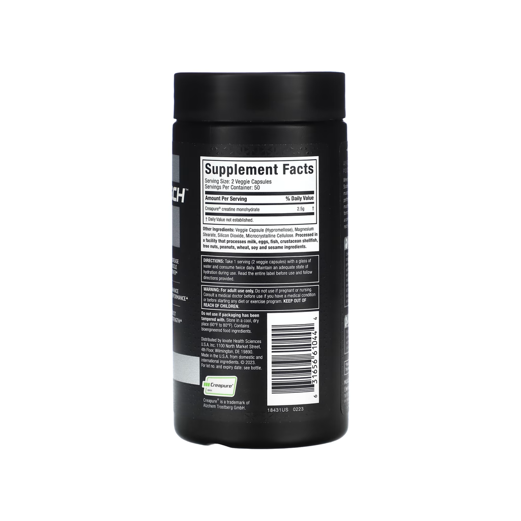 MuscleTech Platinum Kreatin Monohidrat 100 Kapsül Creapure