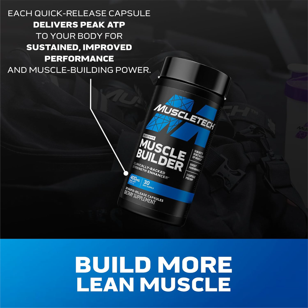 MuscleTech Platinum Muscle Builder 400 mg Peak ATP - Kas Geliştirici
