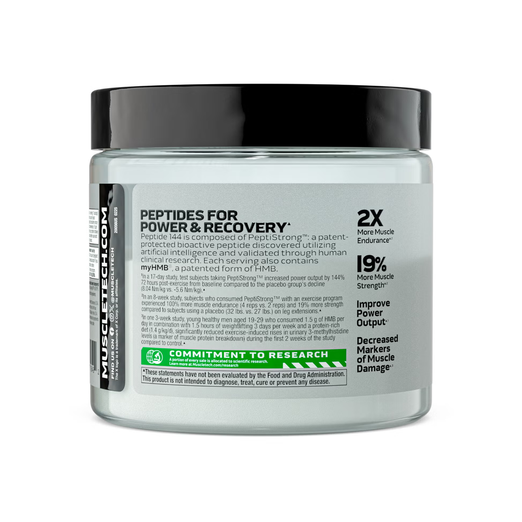 MuscleTech Peptide 144 Ek Bilgiler - PeptiStrong myHMB İçerik Detayları Supplement Facts
