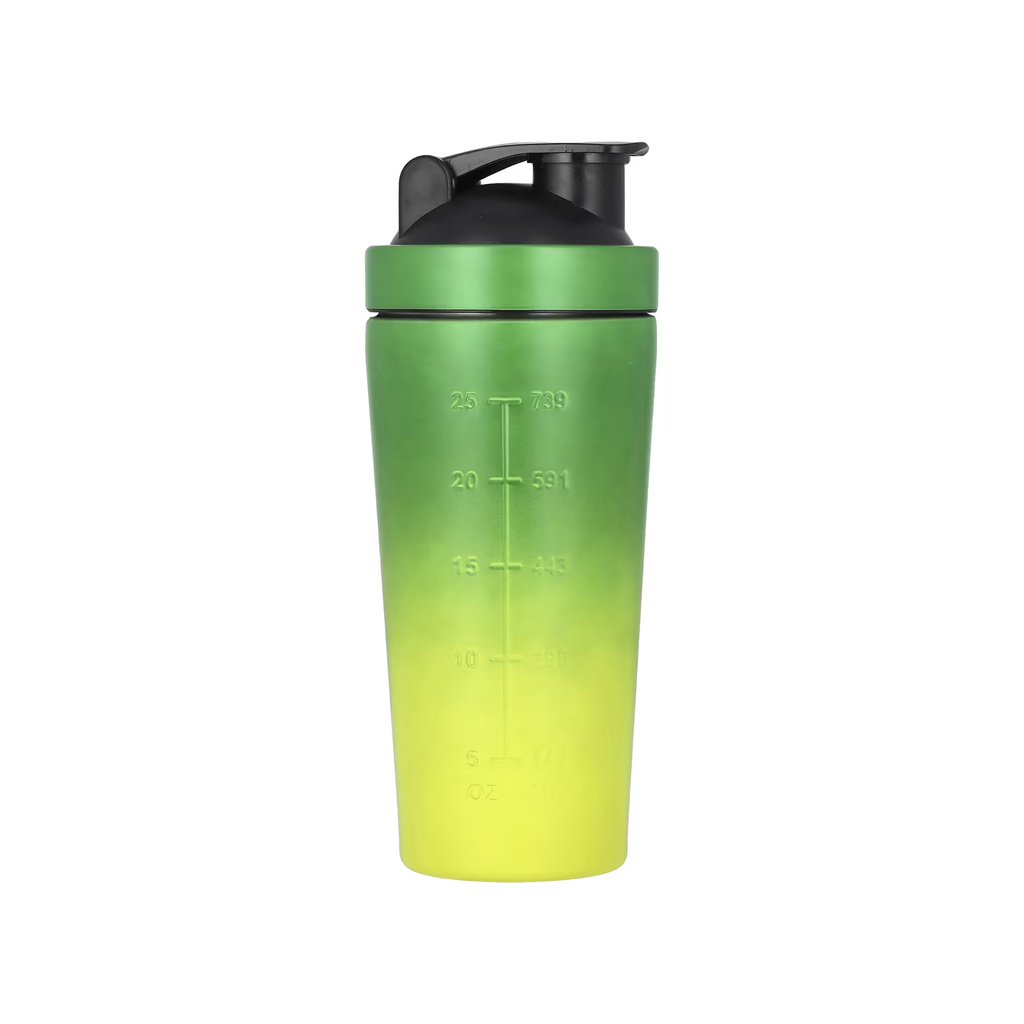 MuscleTech Premium Paslanmaz Çelik Shaker Şişesi (Mor/Pembe, 739 ml)