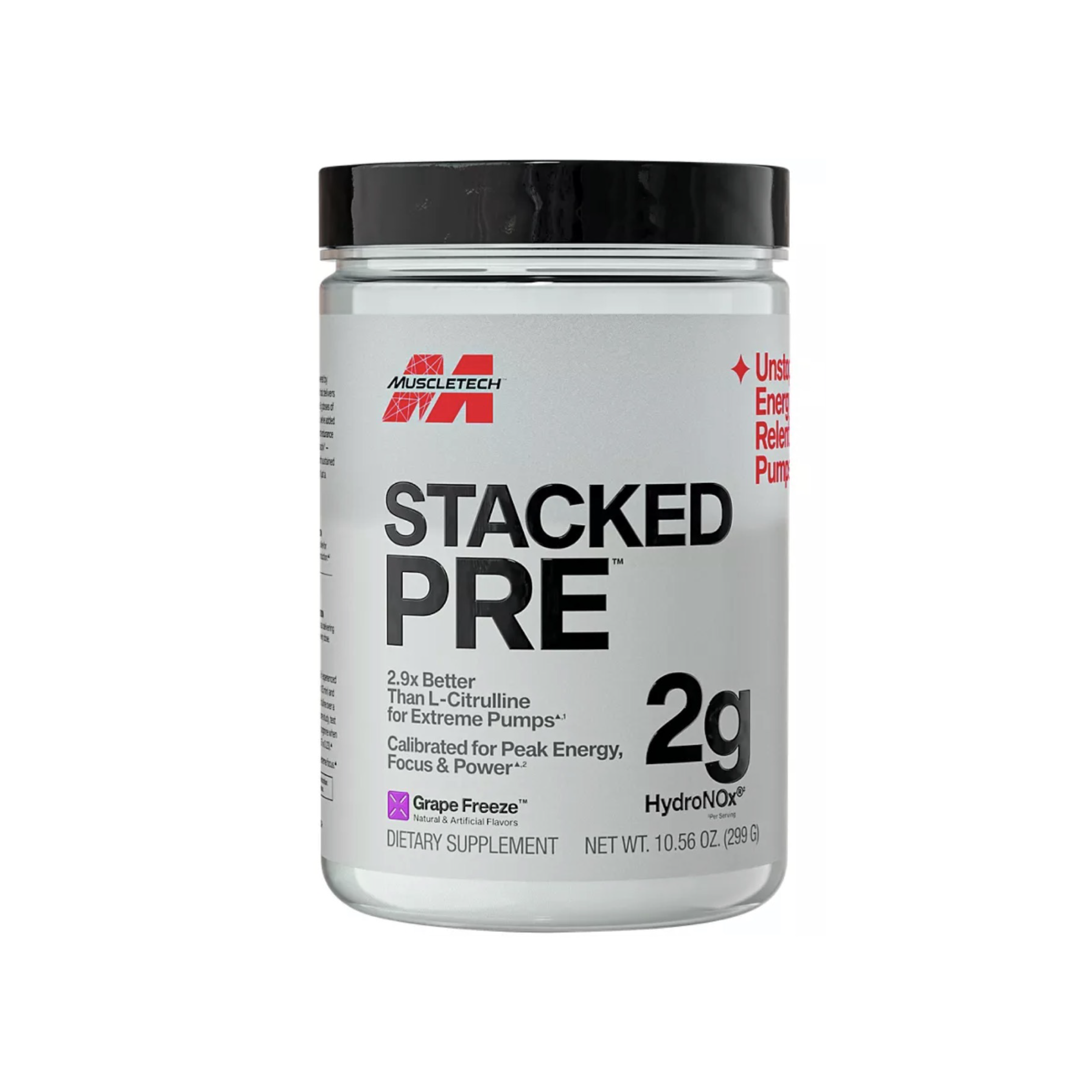 MuscleTech Stacked Pre-Workout 301g Nitrik Oksit Kafein Pump