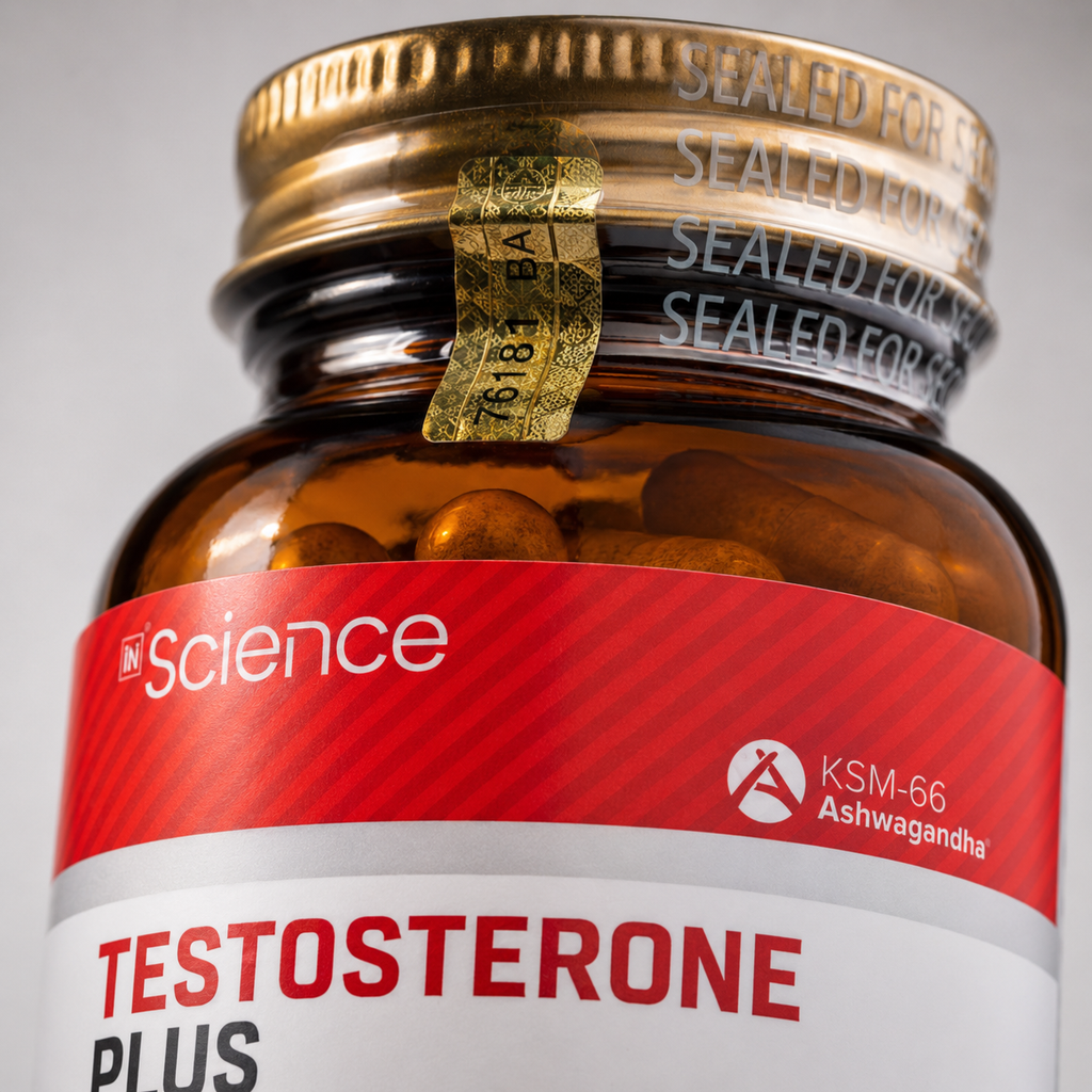 İn Science Testosterone Plus KSM-66 Ashwagandha & Shilajit – 30 Kapsül