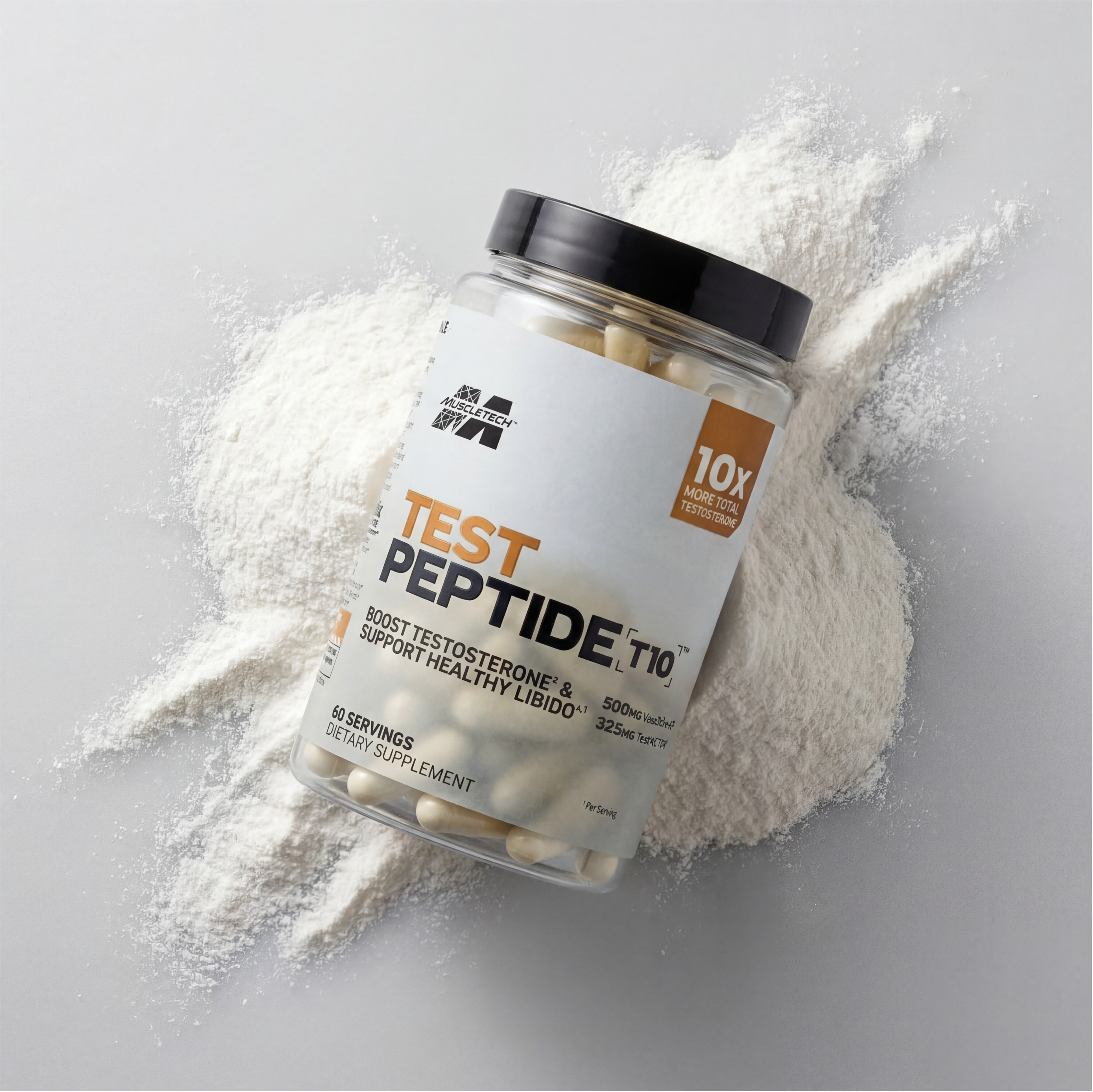 MuscleTech Test Peptid T10 – Testosteron Artırıcı – Sağlıklı Libido Desteği (56 Capsules)